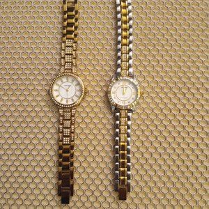 Armitron Crystal Watch Bundle 2 Pcs